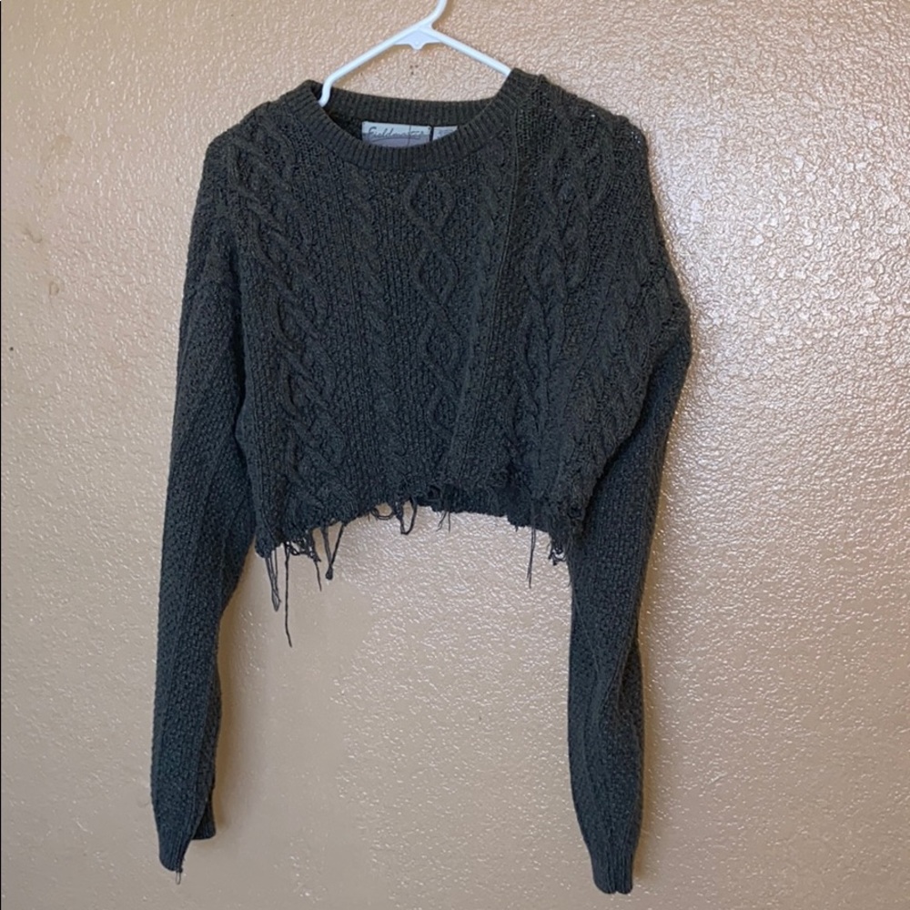 Green Knit sweater